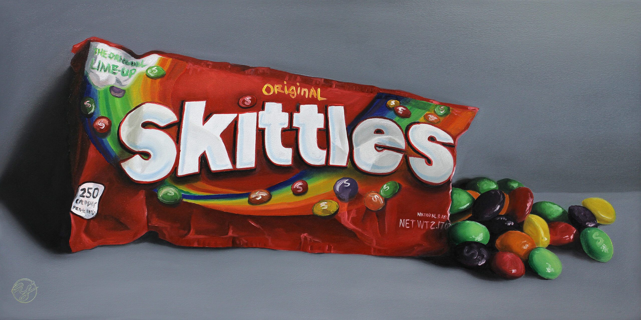 "Skittles" 10x20 Original Oil Painting by Abra Johnson
