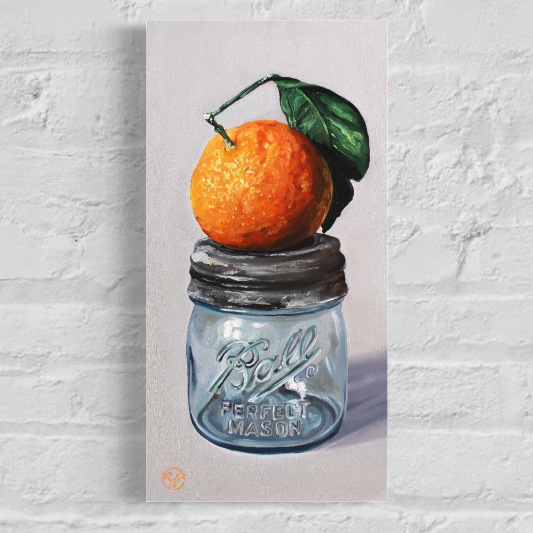 "Half Pint Tangerine" 8x16 Print