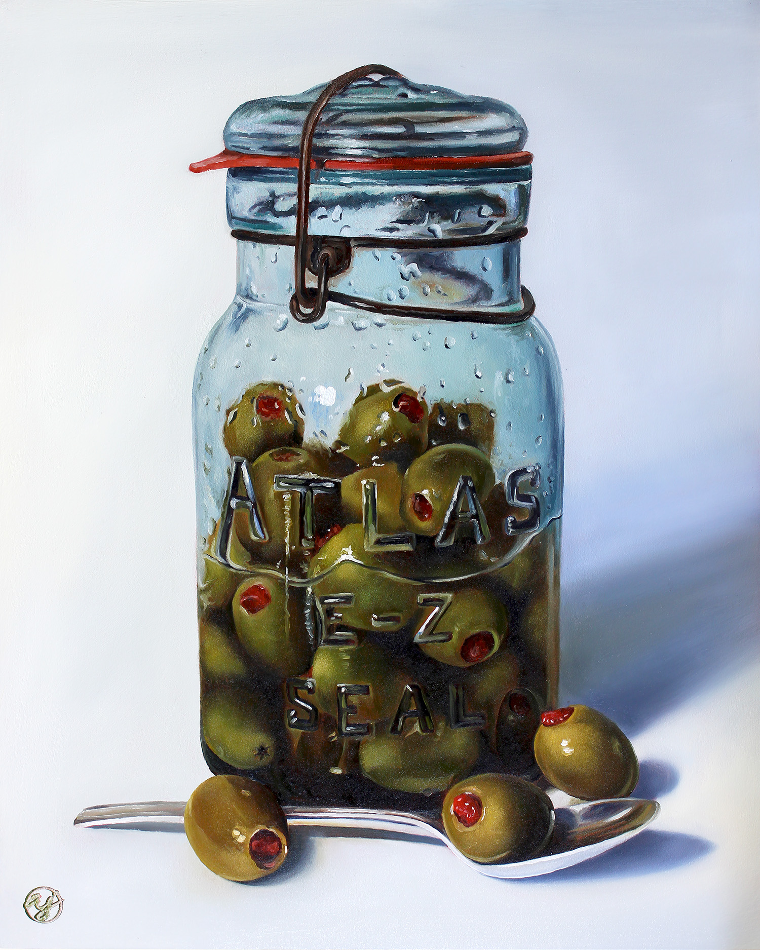 "Olive You" 16x20 Original Oil Painting by Abra Johnson