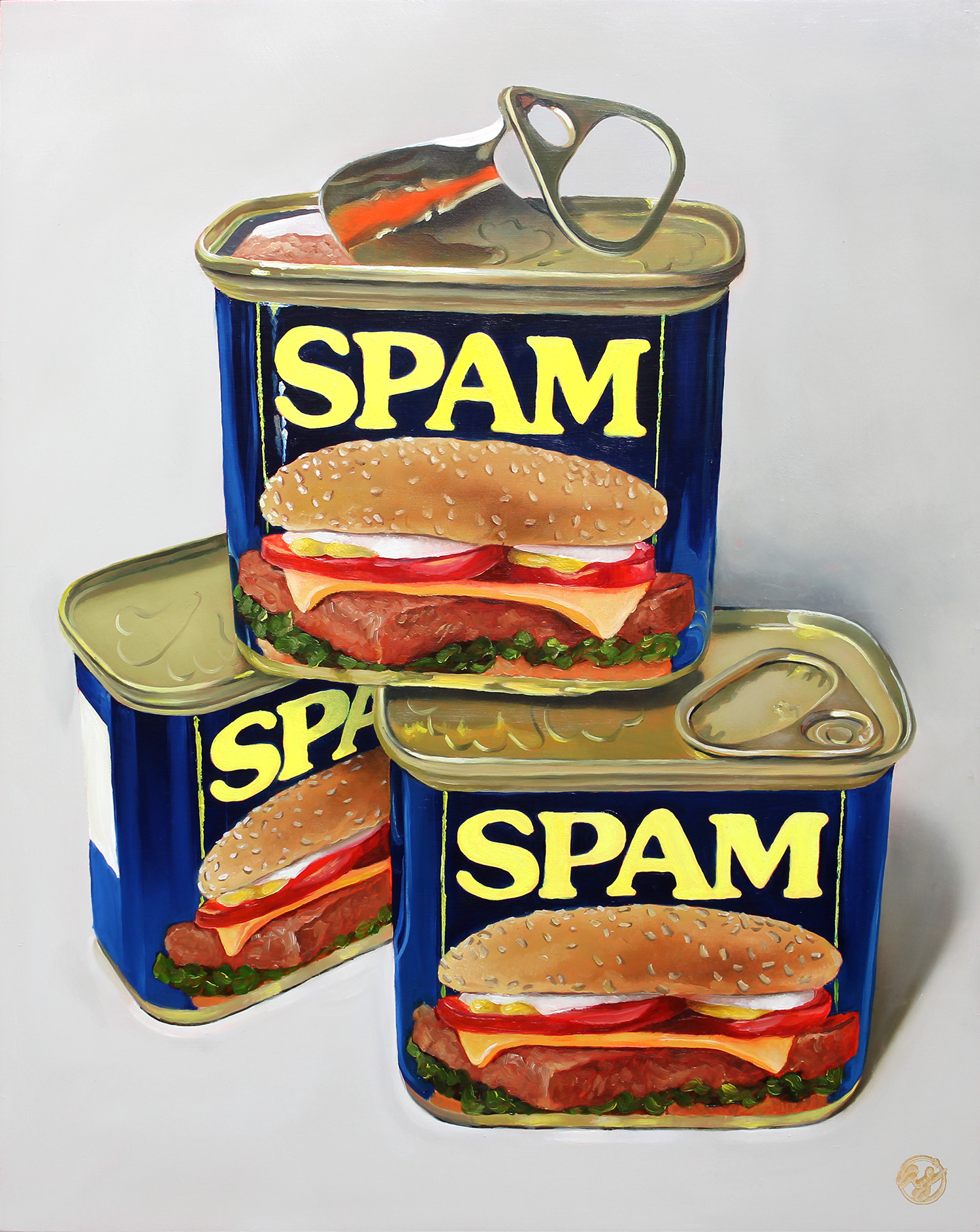 "Spam" 16x20 Original Oil Painting by Abra Johnson