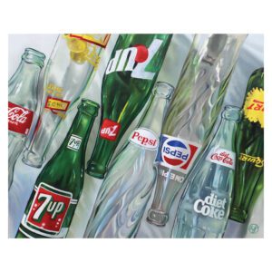 "Vintage Soda" 16x20 Original Oil Painting by Abra Johnson